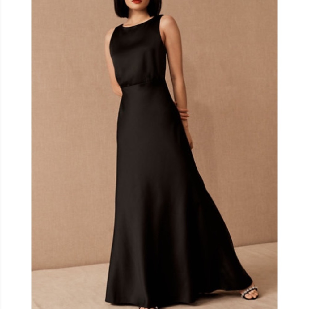 BHLDN Satin Maxi Gown